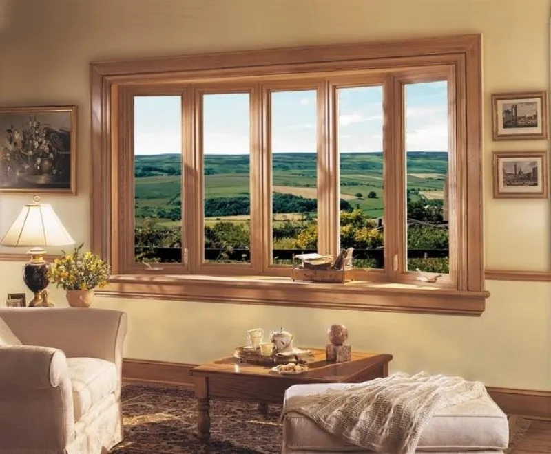 finestre con infissi in legno