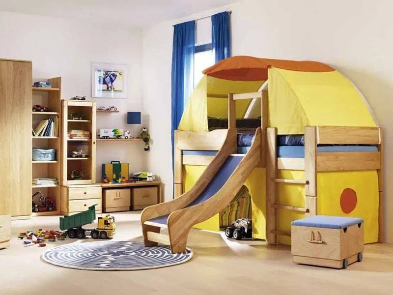 Camerette per bambini in legno