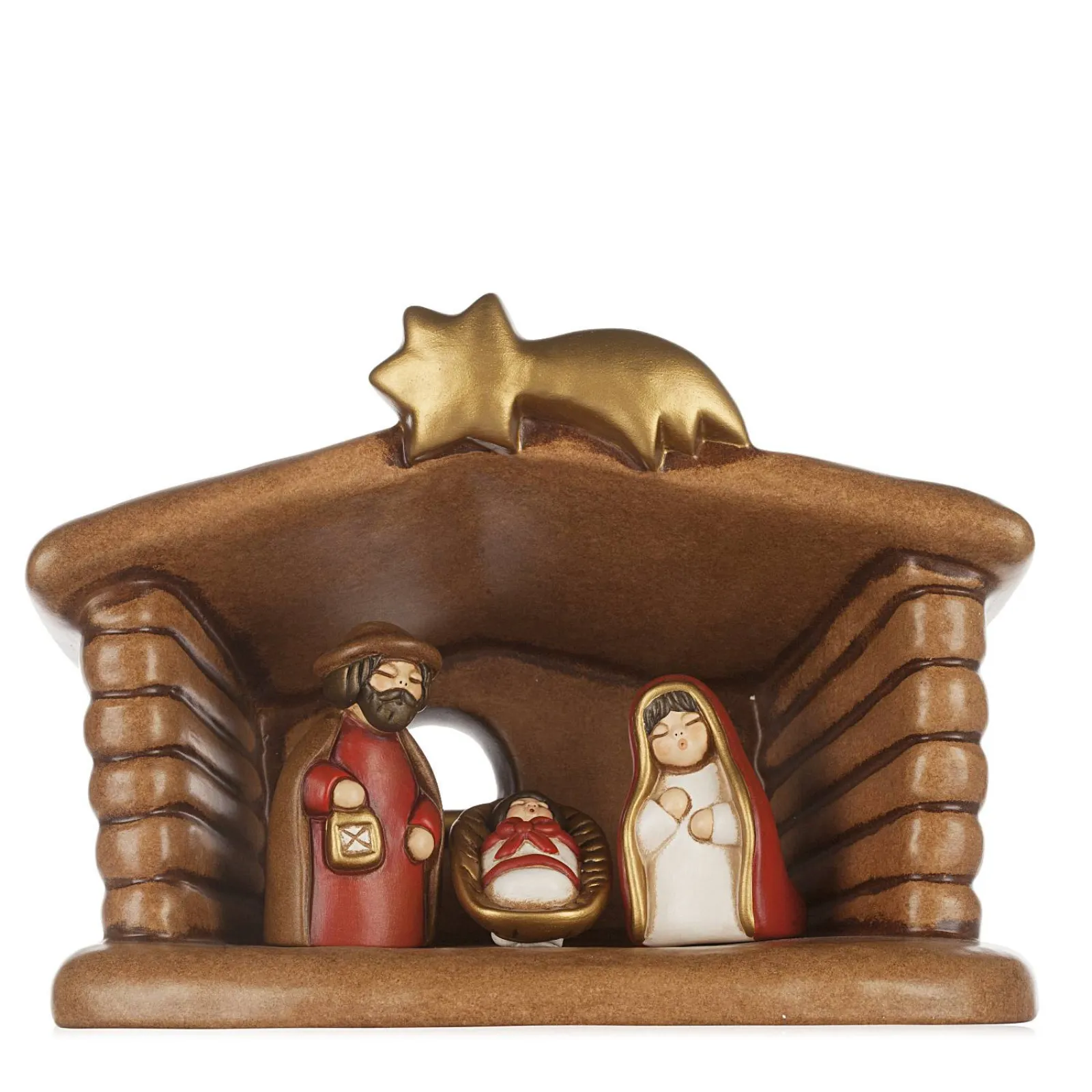 Palma Per Presepe THUN In Ceramica - Decorazione Natalizia Classica 14 Cm - Foto 10