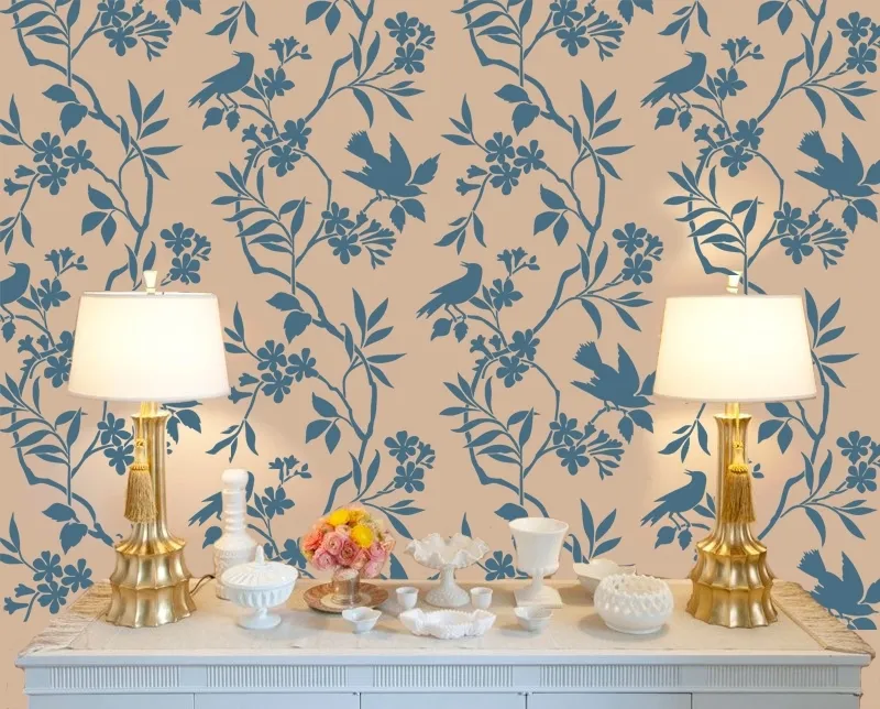 Stencil muro, decori originali ed economici Stencil muro gratis