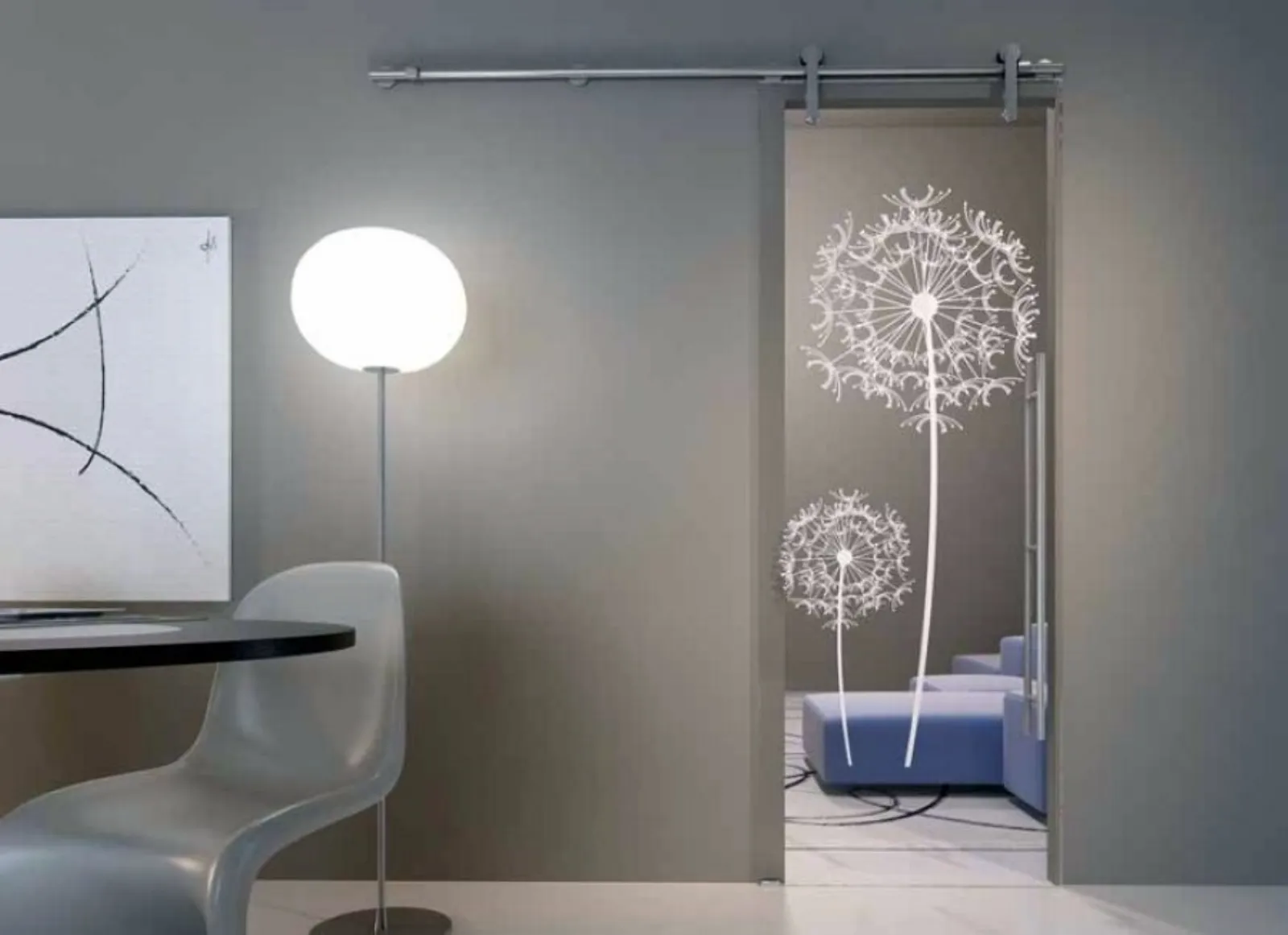 vetro per porte da interno
