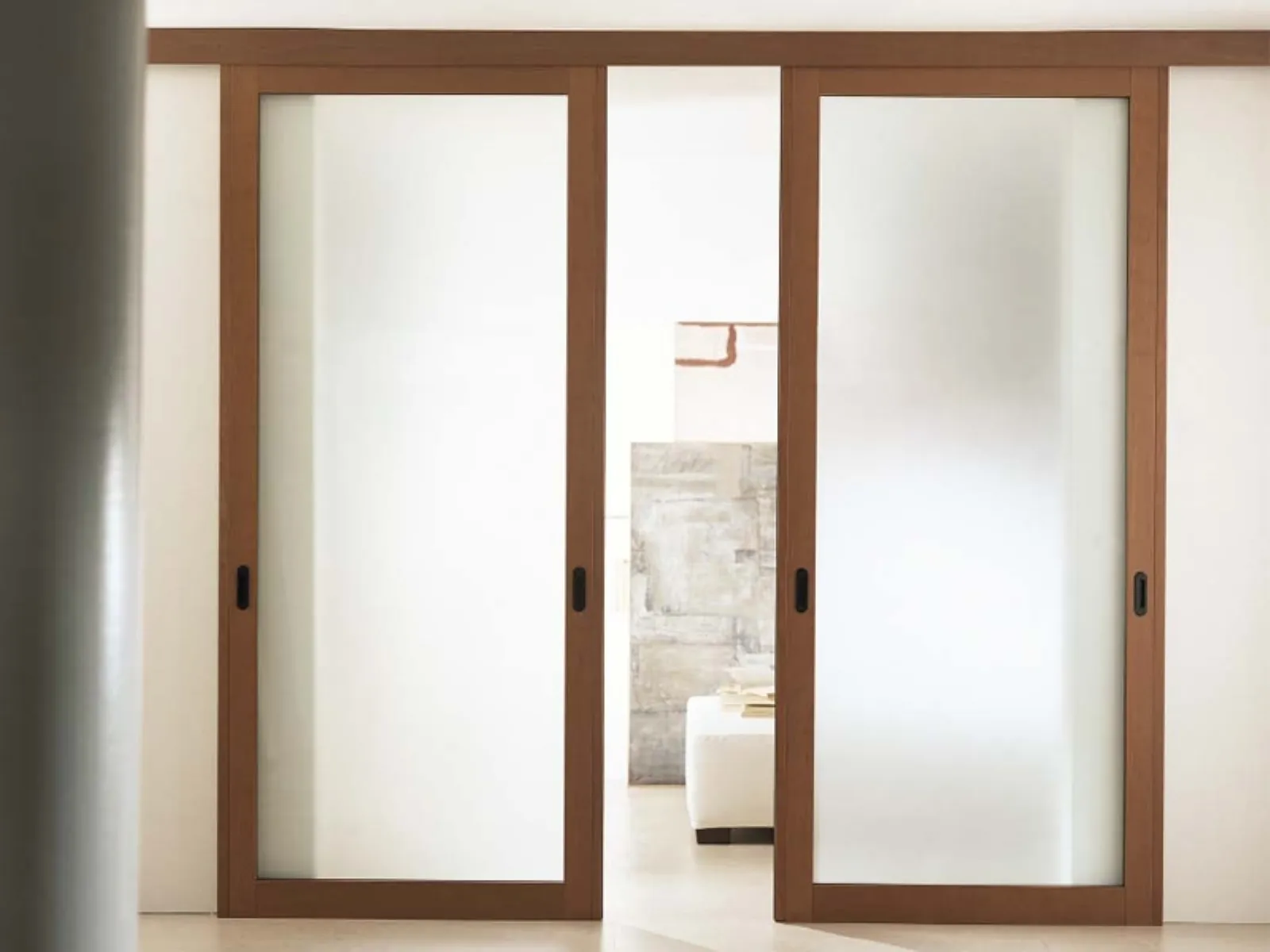 Porte scorrevoli vetro e legno Porte scorrevoli vetro e legno