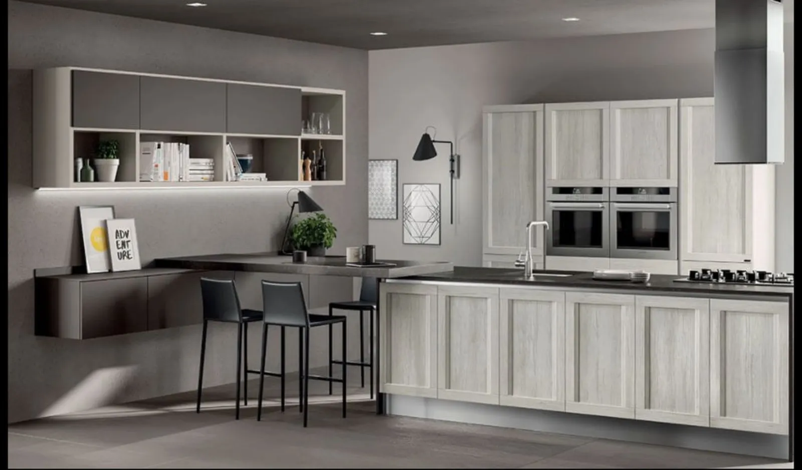 Cucina color tortora: idee per arredi e abbinamenti