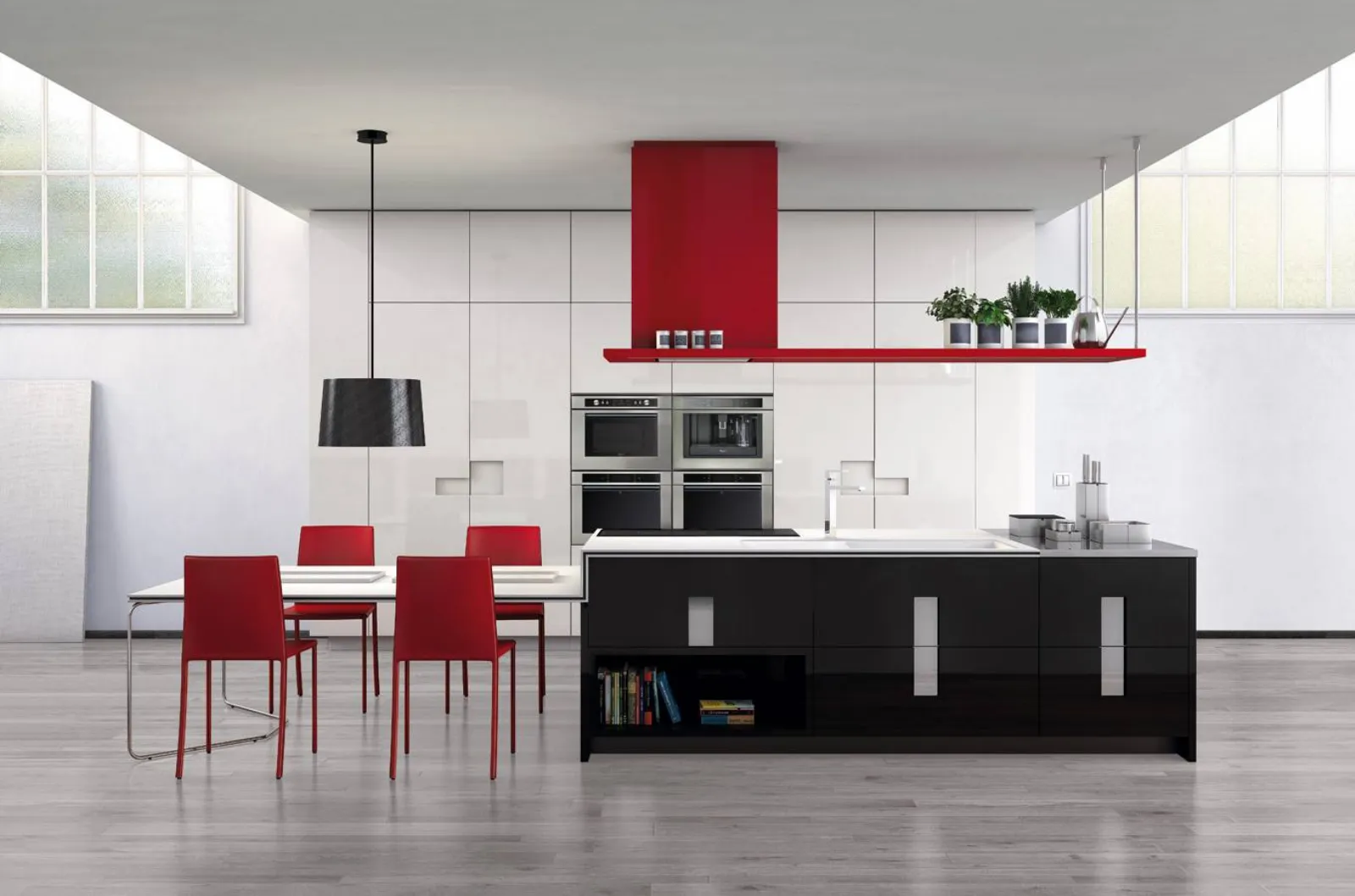Lo stile di Ernestomeda Cucina Carrè di Ernestomeda
