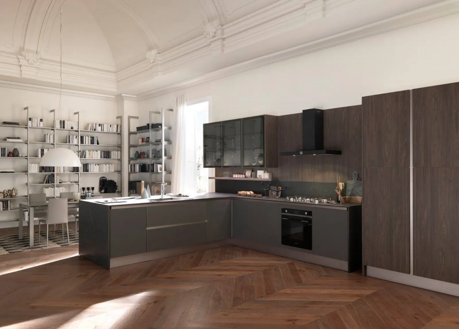 Cucine moderne ad angolo, le mille facce della funzionalità Cucine moderne ad angolo, le mille facce della funzionalità