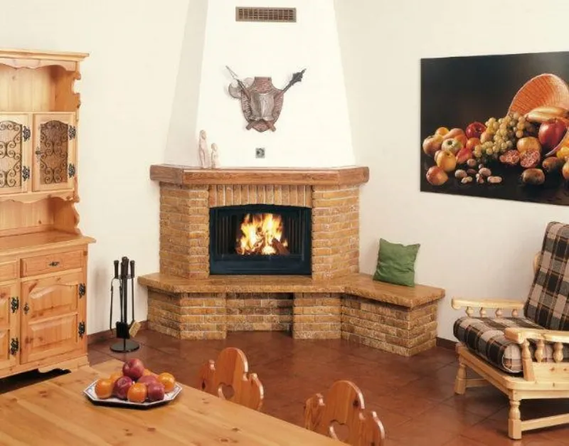Rivestimento termocamini Rivestimenti camini ad angolo
