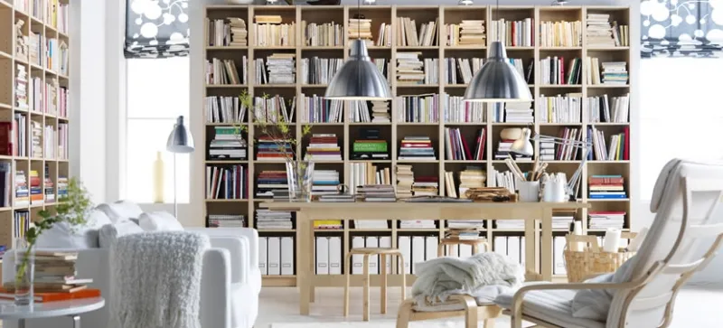 Libreria Ikea per il soggiorno