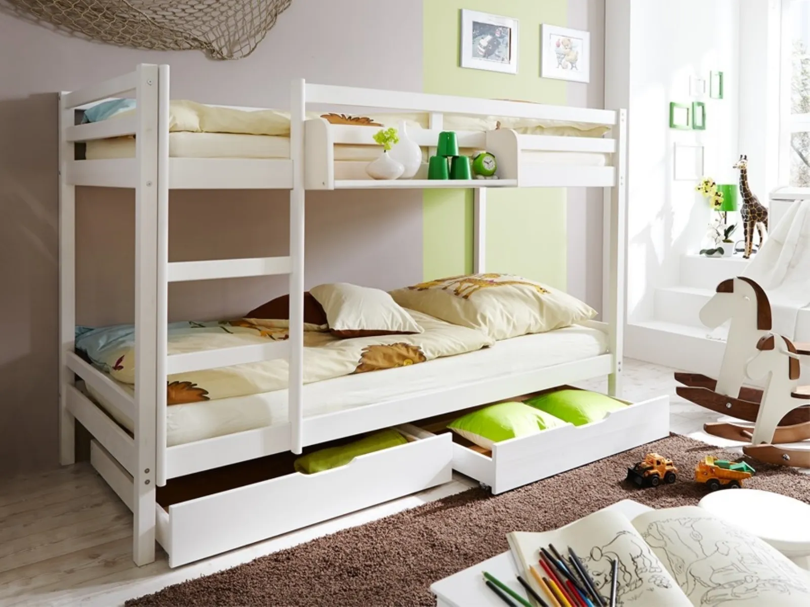 Disc-O-Bed XL Letto A Castello Da Campeggio - Ampio, Antracite, Portata 227kg