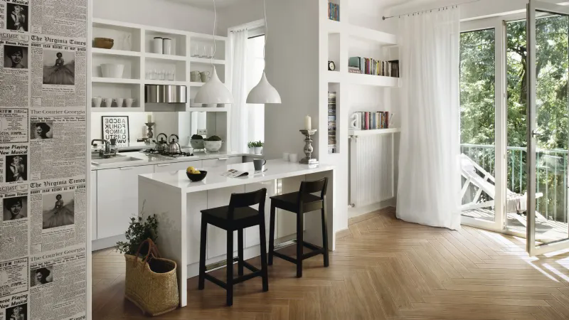 E-wood, gres porcellanato effetto legno di Iris Ceramica