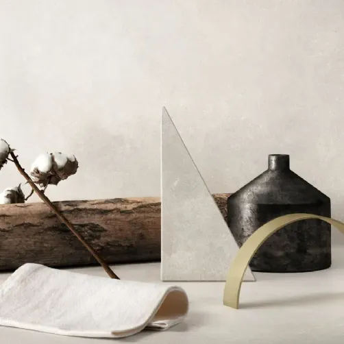 Eco-design: il gres porcellanato effetto cemento per interni sostenibili