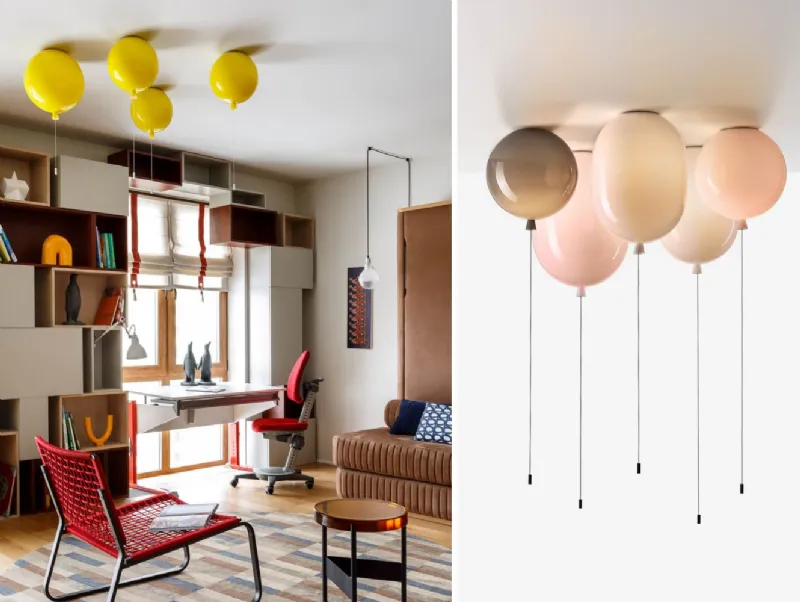 Memory, lampada da soffitto di Brokis