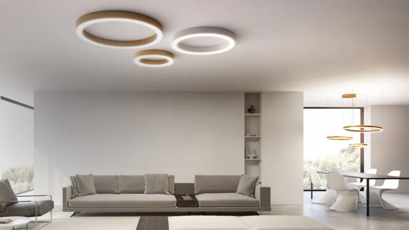 Flor, lampade decorative a soffitto di Gea Luce