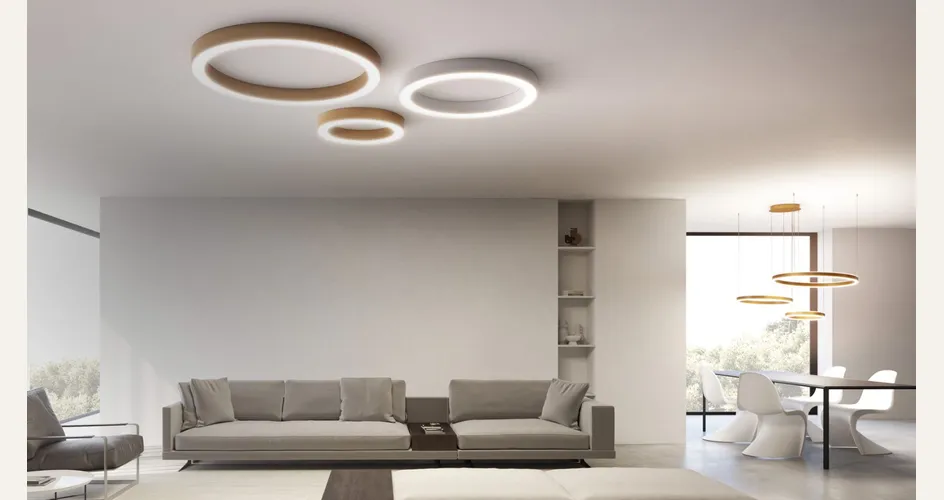Flor, lampade decorative a soffitto di Gea Luce