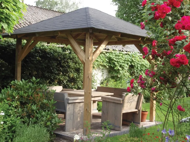 Gazebo fai da te legno