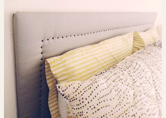 Testiera letto imbottita fai da te