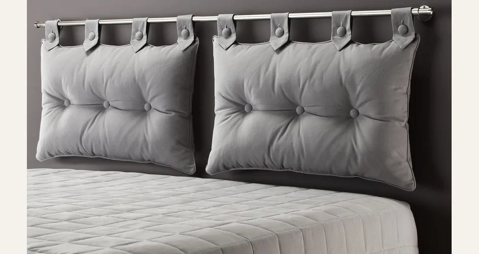 Testiera letto imbottita da applicare alla parete