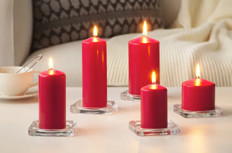 Candele colorate Ikea