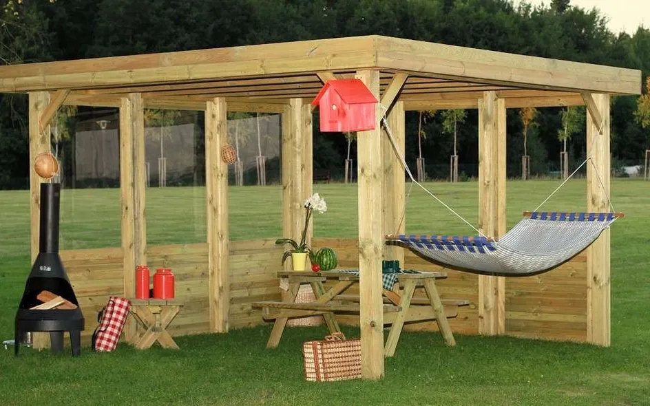 Gazebo in legno fai da te