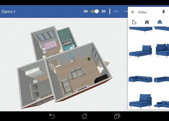 Schermata planner Ikea