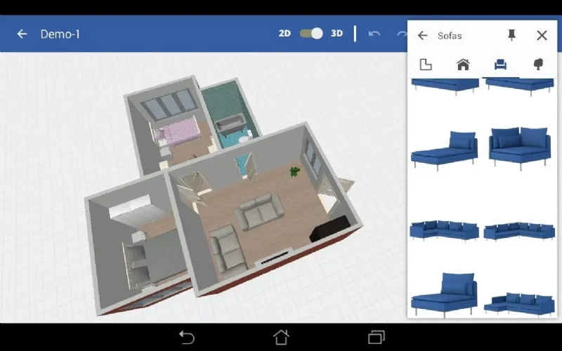 Schermata planner Ikea