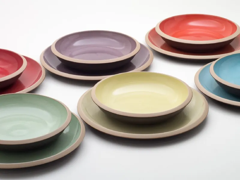 piatti ceramica colorati