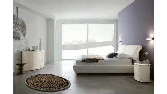 Parete lilla camera da letto