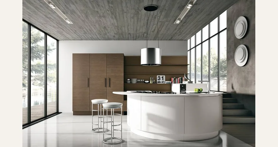 Una cucina di grande impatto estetico