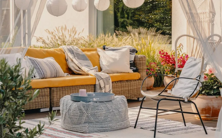 Gli accessori rendono il terrazzo più bello e confortevole