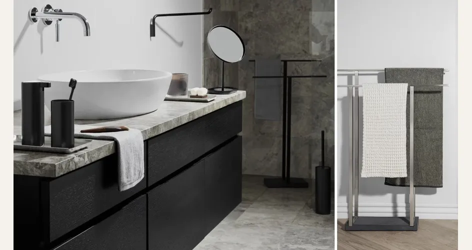 Blomus - Menoto; piantana porta asciugamani in acciaio inox