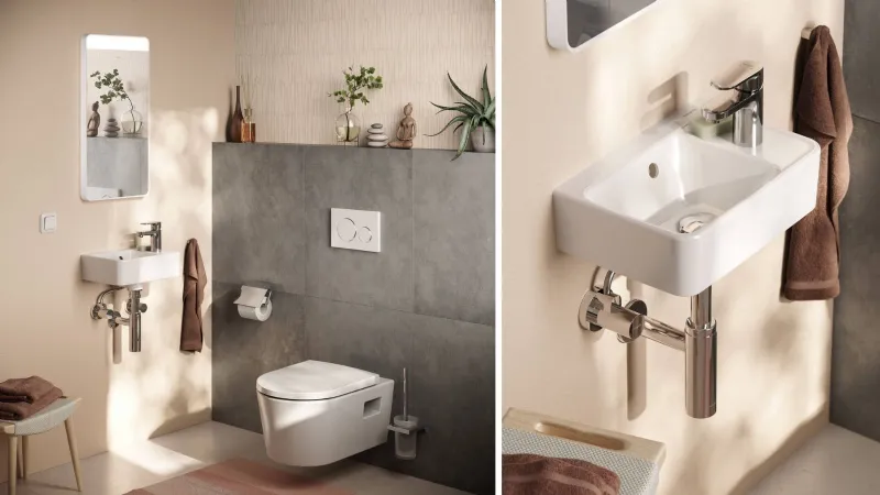 Xanuia Q di Hansgrohe - Lavabo con troppopieno 360x250x105 mm (LxPxA)