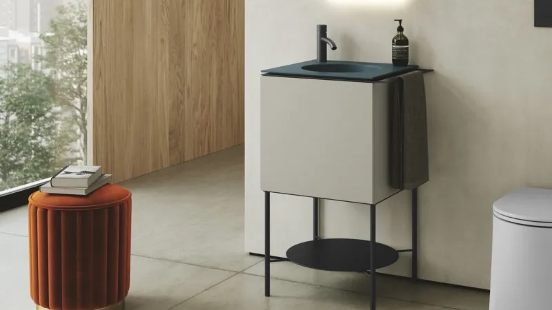 Mobile da bagno con lavabo Cubo di Colavene