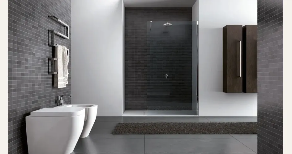 Box doccia Walk-in senza profili di Disenia