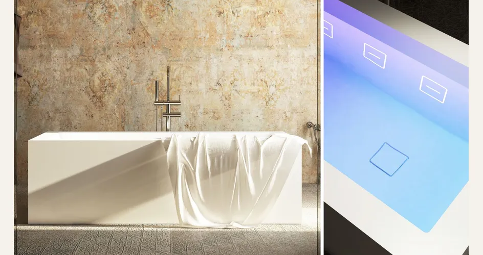 Relax Design - Icon, vasca da bagno a centro stanza con idromassaggio