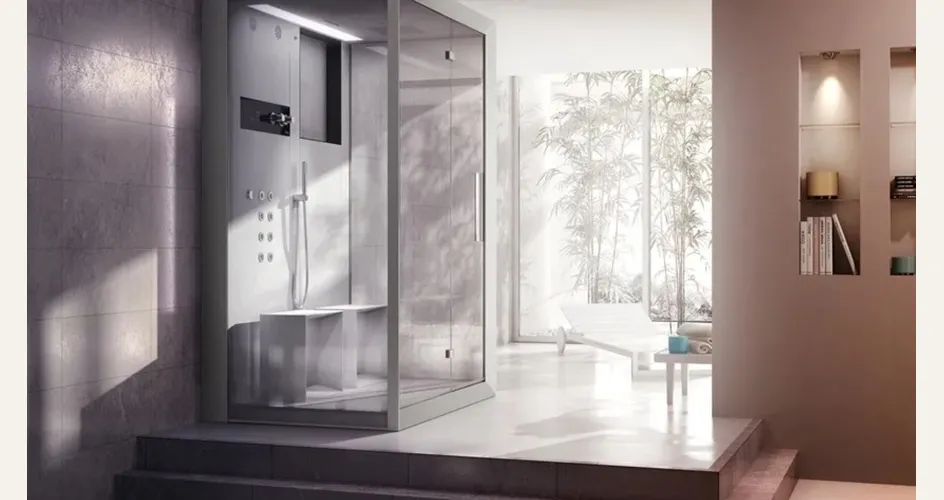  Box doccia multifunzione con idromassaggio Frame in2 di Jacuzzi