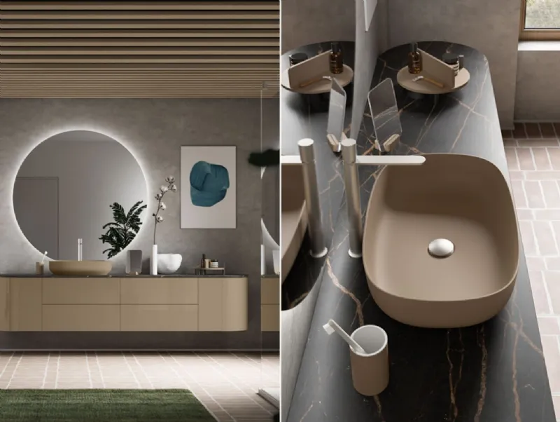 Lavabo da appoggio Speen 3L di Cerasa