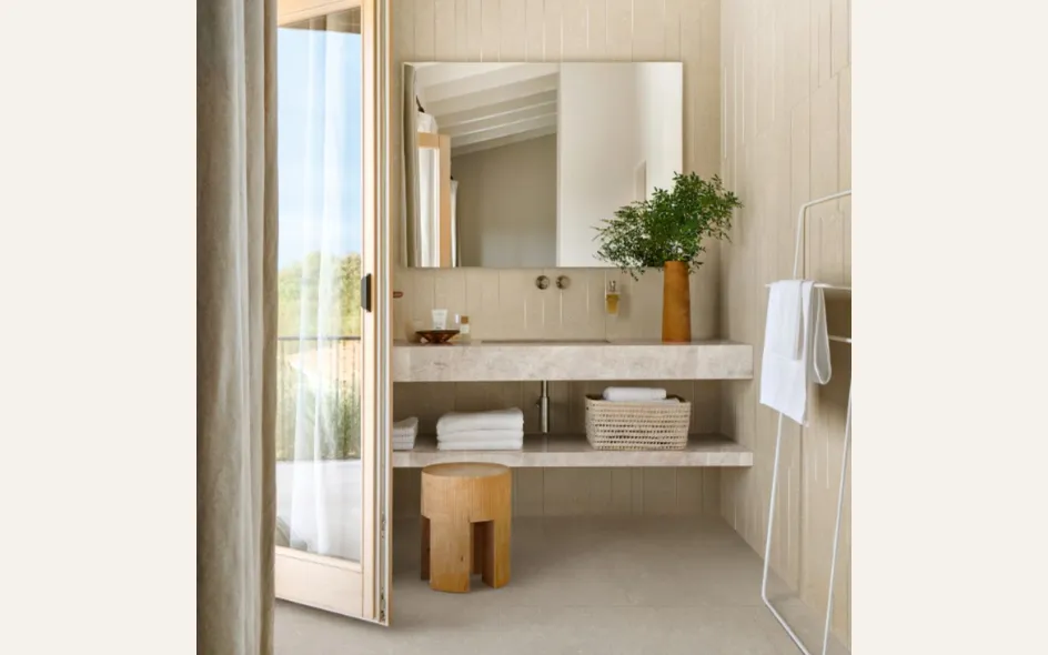 Collezione Mystone Berici di Marazzi, un raffinato gres che si ispira alla pietra naturale