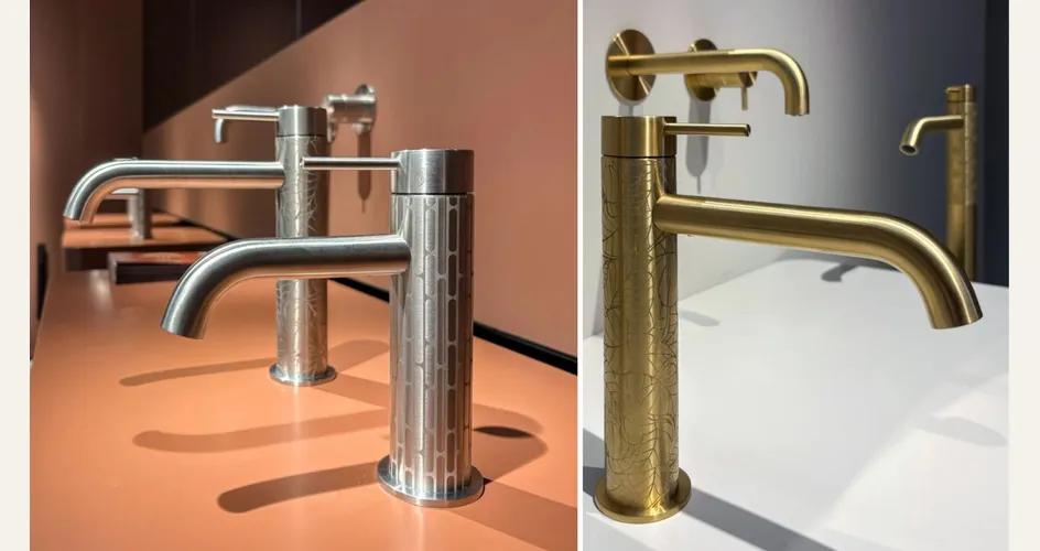 Radomonte - Nuova collezione Graffiti: incisioni al laser sull'acciaio inox  