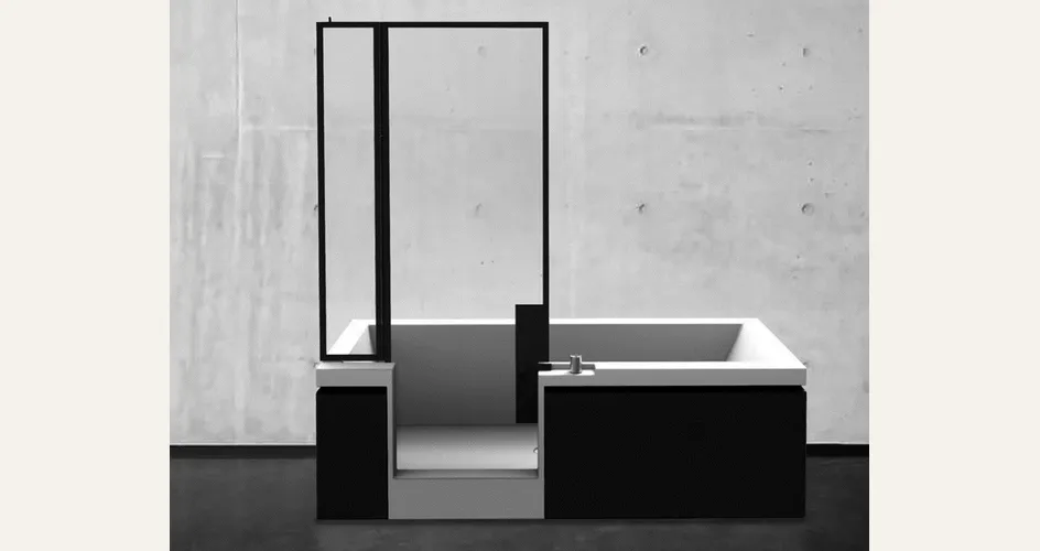 Vasca doccia combinata di design