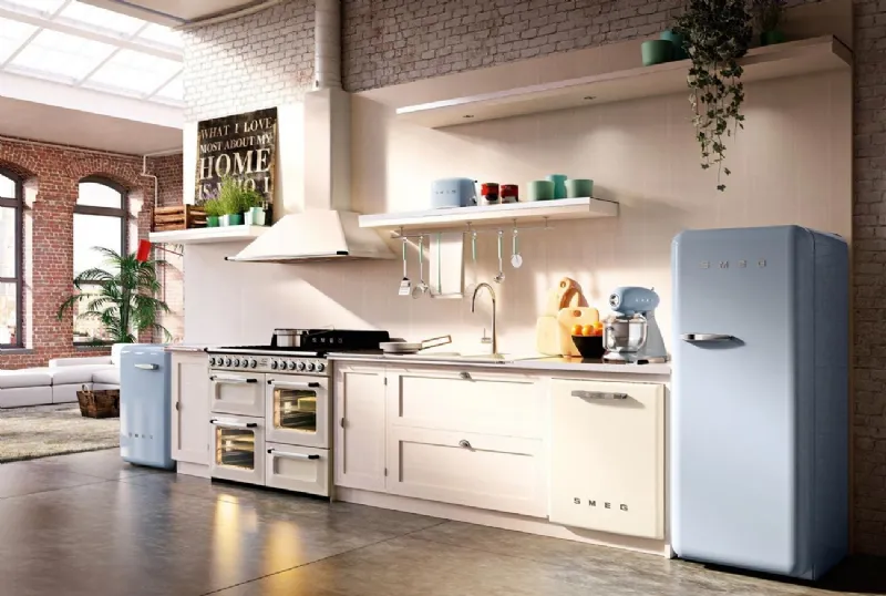 Il frigo Smeg Fab 28 in azzurro