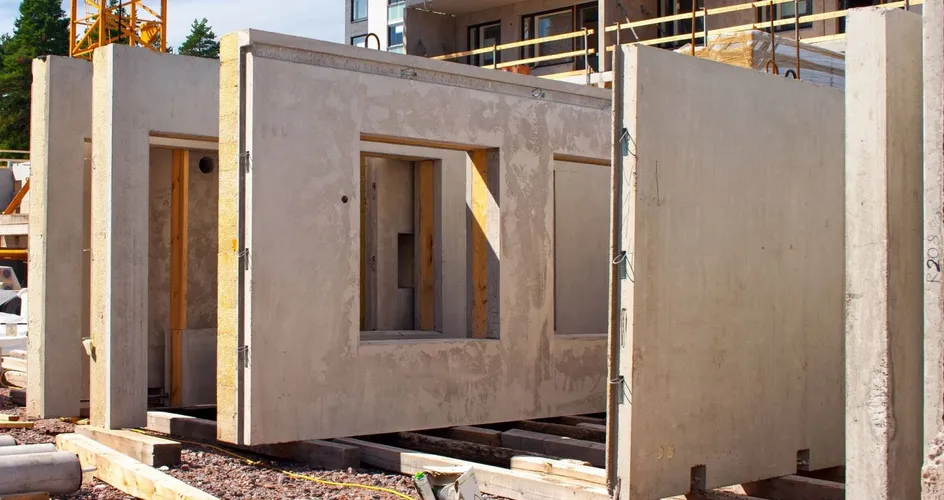 Elementi prefabbricati per case precostruite