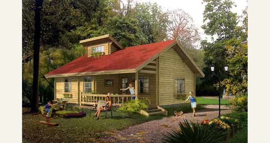 progetto di casa prefabbricata in legno
