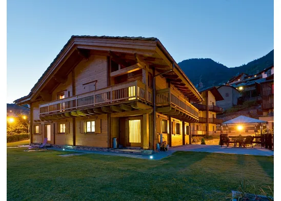 esempio di una casa Blockhaus
