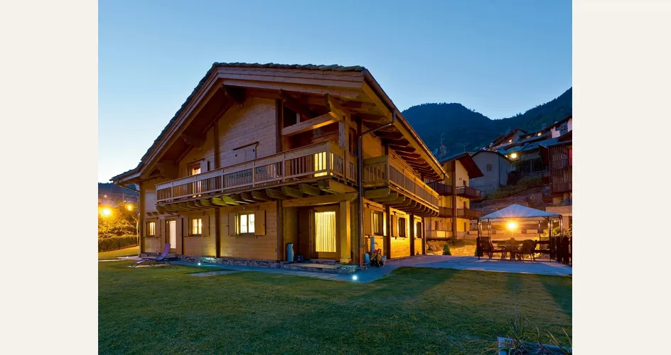 esempio di una casa Blockhaus