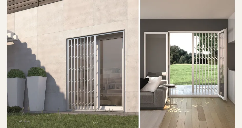 Sunroom - Q7, inferriata di sicurezza estensibile in acciaio