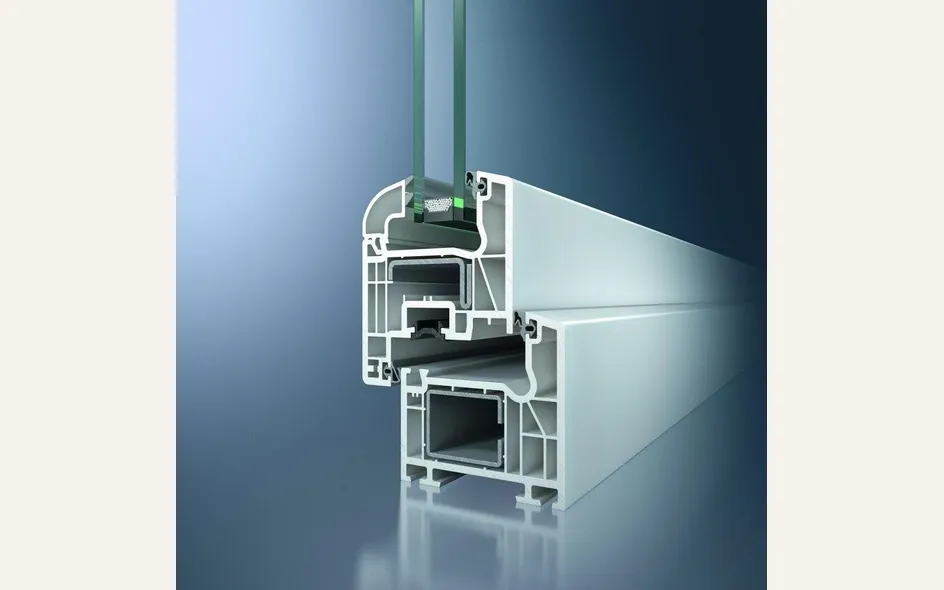 particolare finestra Schüco in pvc