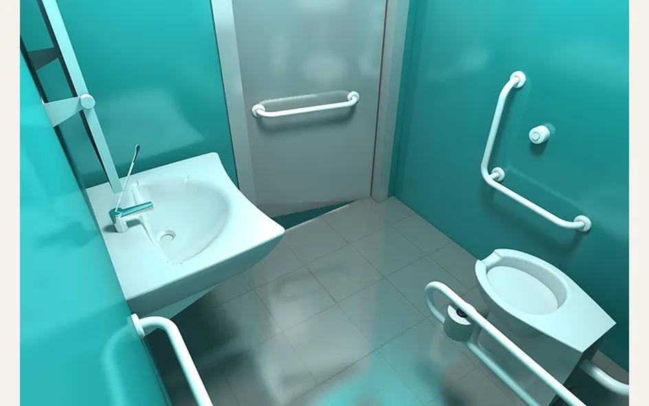 Maniglione bagno disabili