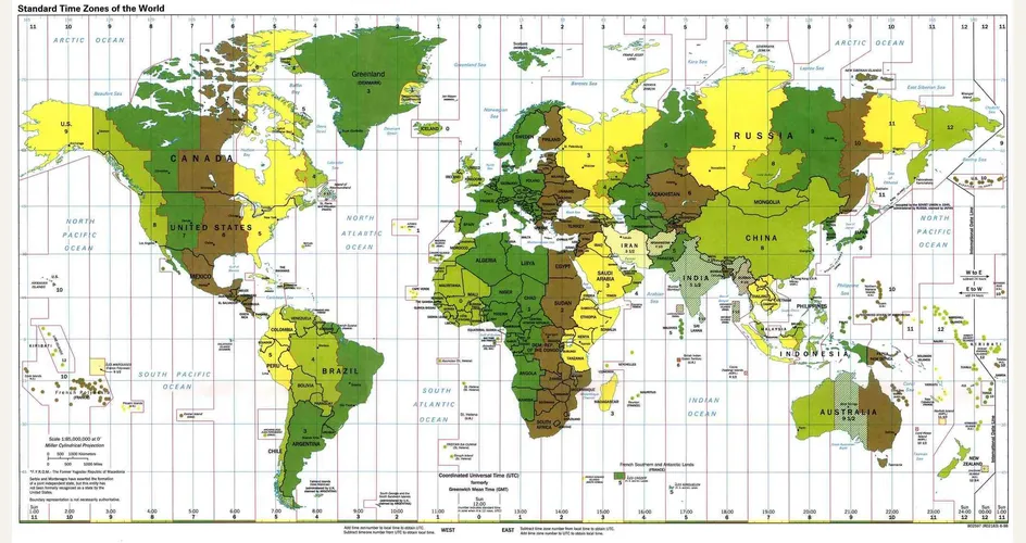 Tabella dei Paese che applicano l'ora legale.