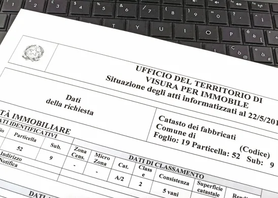 Visura catastale online
