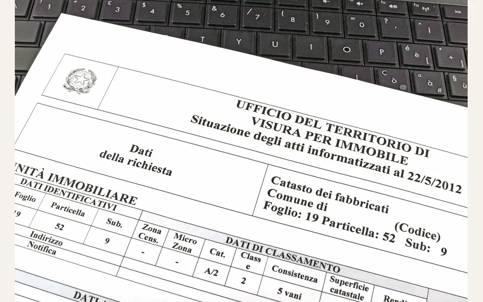 Visura catastale online
