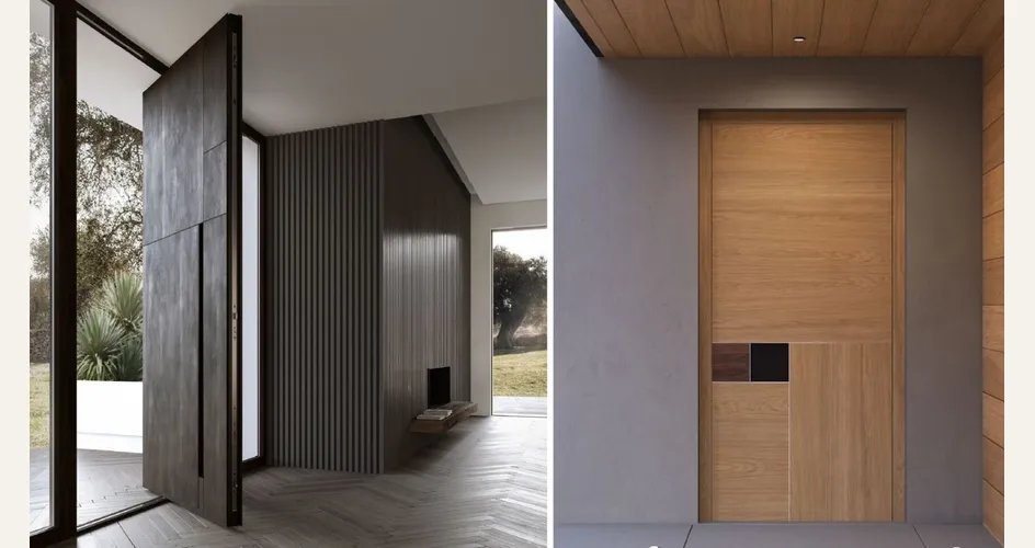 Pannello porta blindata bianco, neutro o in legno